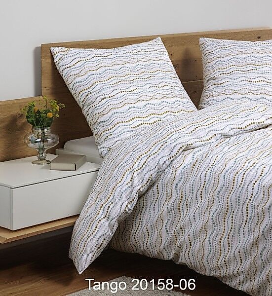 Janine Janine Mako-Soft-Seersucker Bettwäsche TANGO 20158 salbei grau Größe günstig online kaufen