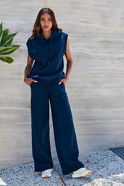 LASCANA Kapuzensweatshirt, in modischer Piqué-Optik günstig online kaufen