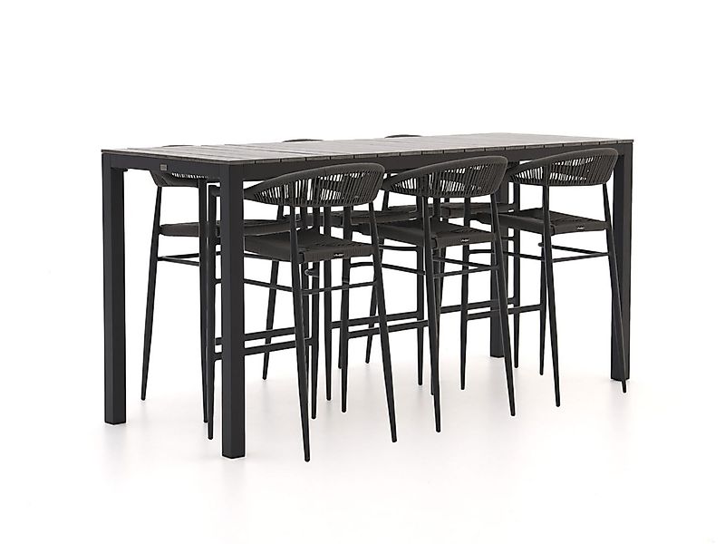Manifesto Belpasso/Fidenza 220 cm Gartenbar-Set 7-teilig stapelbar günstig online kaufen