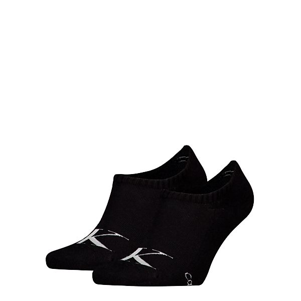 Calvin Klein Jeans Füßlinge "CKJ MEN FOOTIE HIGH CUT 2P MONOGRAM", (2 Paar, günstig online kaufen