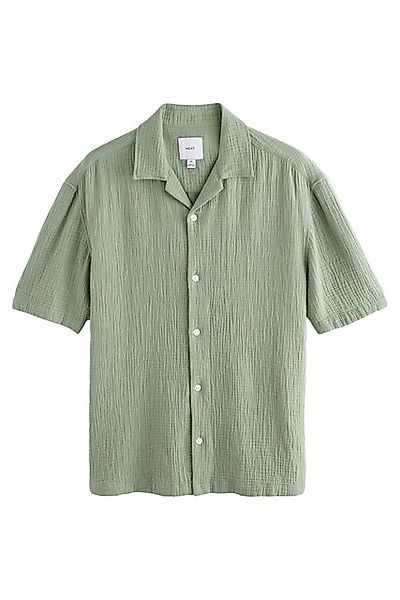 Next Kurzarmhemd Kurzarmhemd aus 100 % Baumwollgaze günstig online kaufen