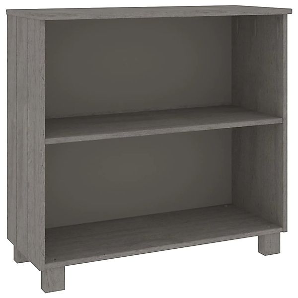 vidaXL Sideboard HAMAR Hellgrau 85x35x80 cm Massivholz Kiefer 340503 günstig online kaufen