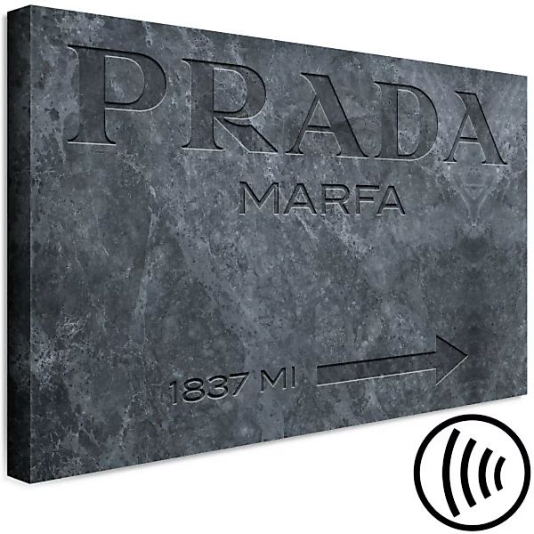Leinwandbild Prada (schwarzer) Marmor XXL günstig online kaufen
