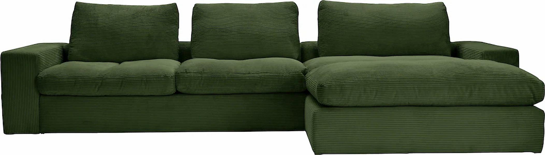 alina Ecksofa »Sandy« mit Recamiere, in modernem Cordstoff günstig online kaufen