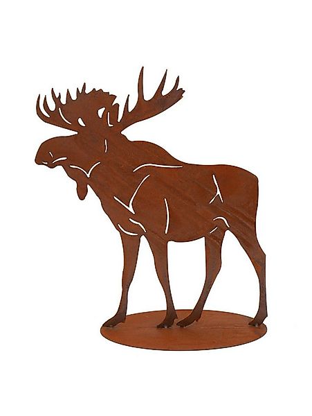 BADEKO Weihnachtsfigur Badeko Elch Rudolf 40 x 30 cm rostoptik günstig online kaufen