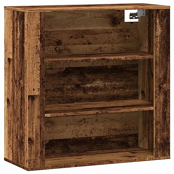 vidaXL Wandschrank Altholz-Optik 80x33x80 cm Holzwerkstoff 857087 günstig online kaufen