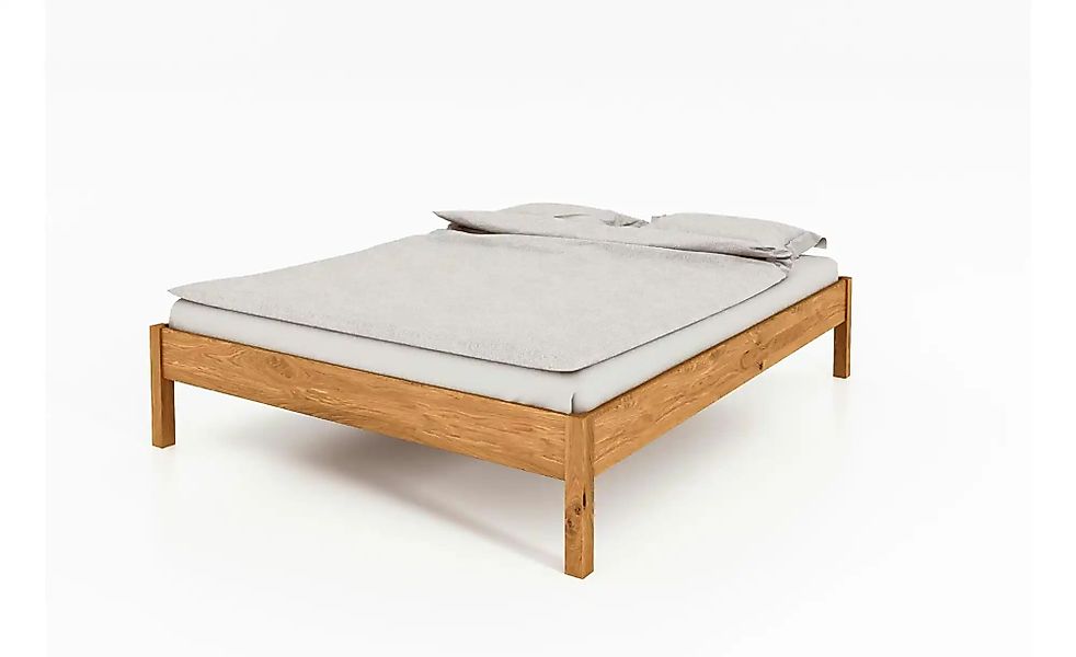 Massivholzbett ohne Kopfteil Felix ¦ holzfarben ¦ Maße (cm): B: 145 H: 40 B günstig online kaufen