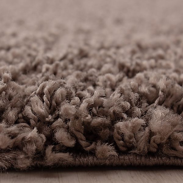 Carpettex Hochflor-Bettumrandung Unicolor - Einfarbig, Höhe günstig online kaufen