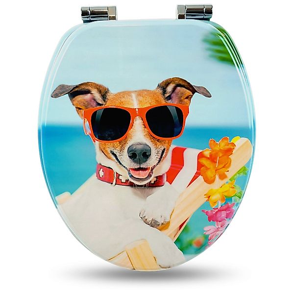 Sanfino WC-Sitz "Sunny Dog“ Premium Toilettendeckel günstig online kaufen