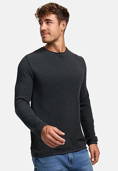 Kronstadt Strickpullover KSPep Feinstrickpullover mit Rundhalsschnitt günstig online kaufen