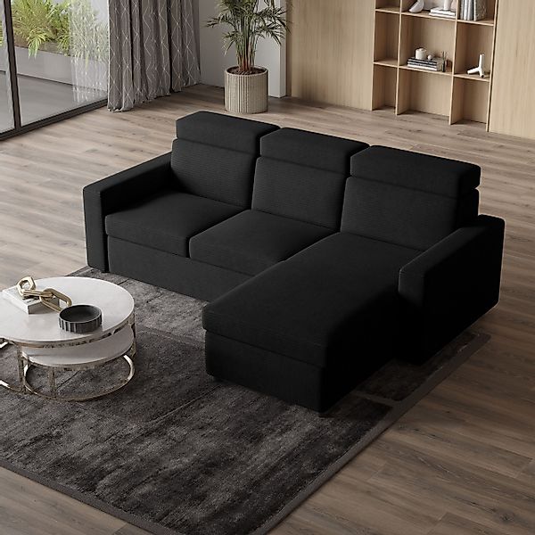 Masseno Ecksofa PADWA mit Schlaffunktion L-Form, günstig online kaufen