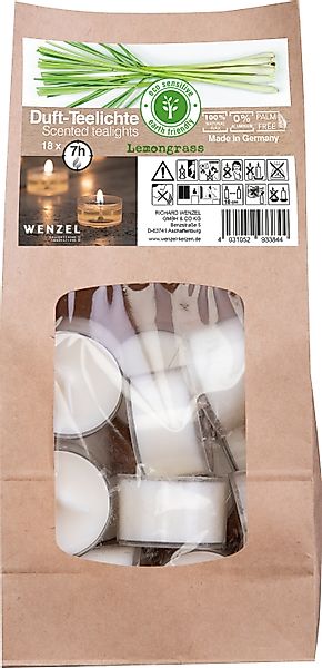 Wenzel Stumpenkerze Duft-Teelichter, 18 Stück günstig online kaufen