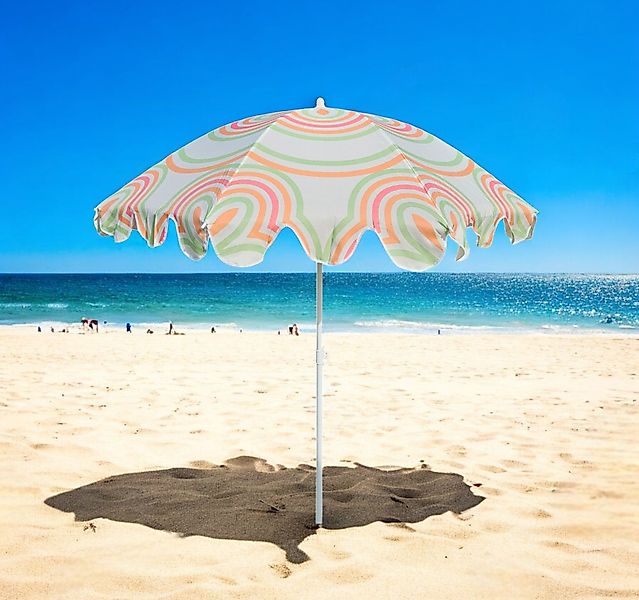 Meinposten Sonnenschirm Strandschirm UV 30+ Balkonschirm günstig online kaufen