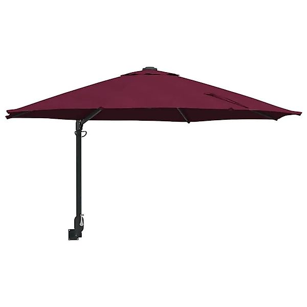 vidaXL Gartenparasol Rot und Schwarz 248 x 248 x 148 cm 42003231 günstig online kaufen