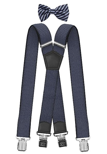 Fabio Farini Hosenträger Herren Hosenträger Pack 4cm X-Form mit passender F günstig online kaufen