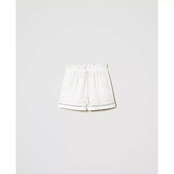 Twin Set  3/4 Jeans SHORTS IN MUSSOLA CON RICAMI Art. 241TT2011 günstig online kaufen