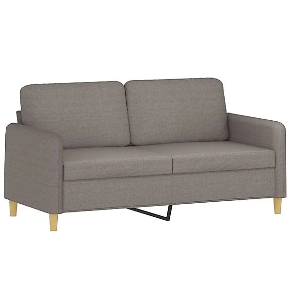 vidaXL 2-Sitzer-Sofa Taupe 140 cm Stoff 359485 günstig online kaufen