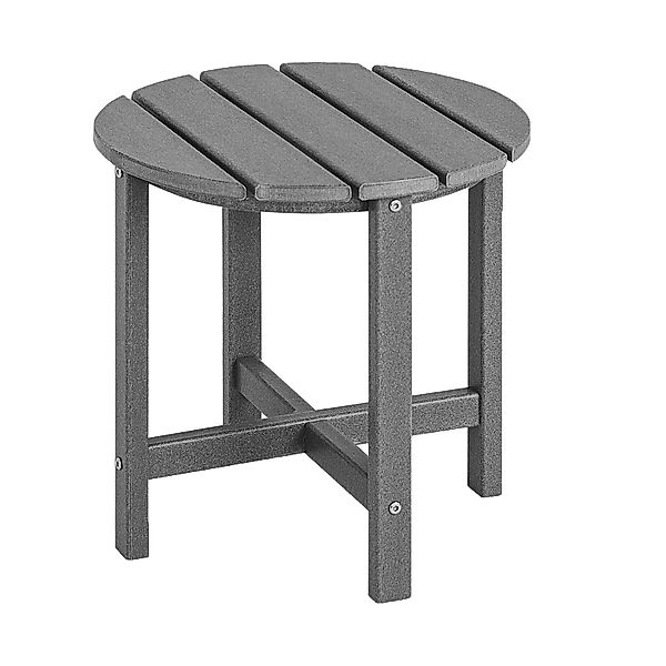 KOMFOTTEU Gartentisch Beistelltisch, aus HDPE, rund günstig online kaufen