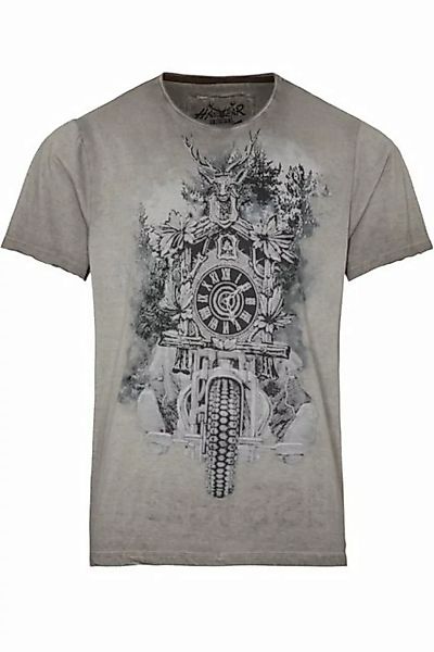 Hangowear Trachtenshirt Trachtenshirt Herren - ROCKING SCHWARZWALD - grau günstig online kaufen