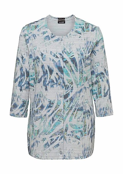 GOLDNER 2-in-1-Shirt "Set aus Shirtjacke und Top" Top mit Glitzersteinchen günstig online kaufen