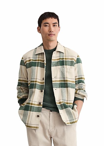 Marc OPolo Kurzjacke "aus weichem Bio-Baumwoll-Flanell" ohne Kapuze günstig online kaufen