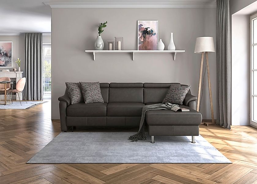 sit&more Ecksofa »Freetown L-Form«, inklusive Kopfteilverstellung und komfo günstig online kaufen