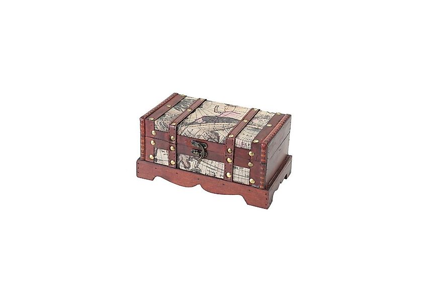HMF Schatzkiste Handgefertigte Schatztruhe aus Holz (1 St), dekorative Aufb günstig online kaufen