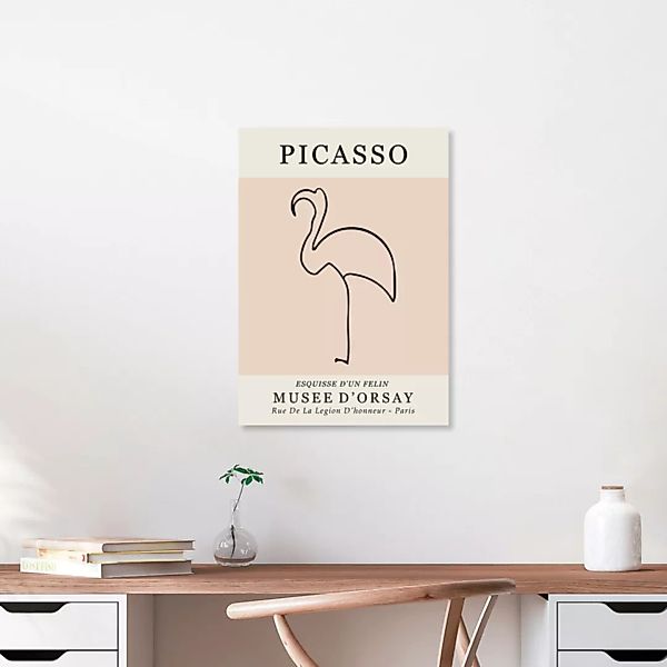 Poster / Leinwandbild - Picasso - Esquisse D'un Felin günstig online kaufen