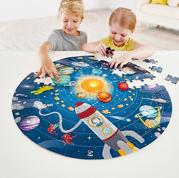 Hape Puzzle Sonnensystem, 102 Puzzleteile, mit günstig online kaufen