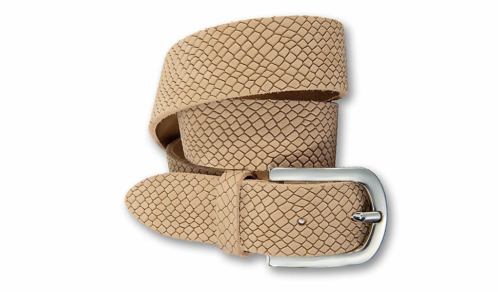 Silbergift Ledergürtel "Ledergürtel mit stylischer Animal-Prägung" günstig online kaufen