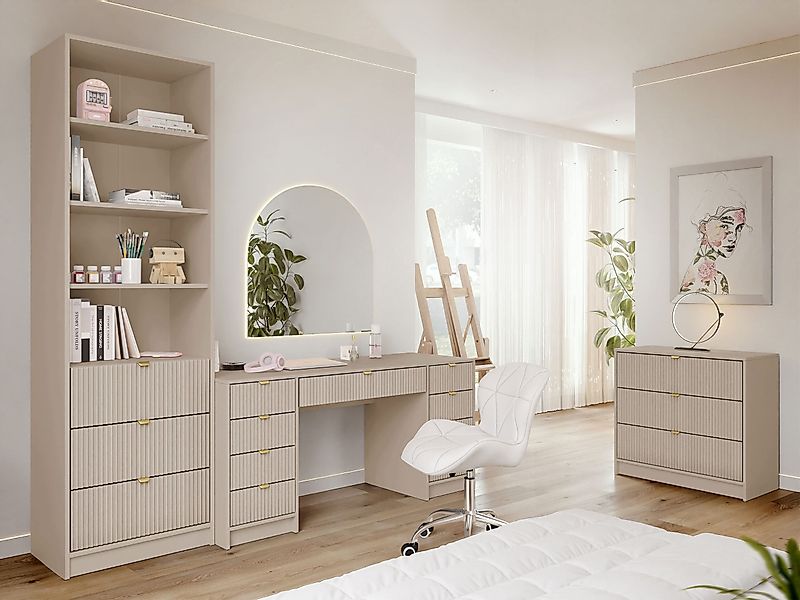 MIRJAN24 Wohnzimmer-Set Tireno VI, (3er-Set, Kommode, günstig online kaufen