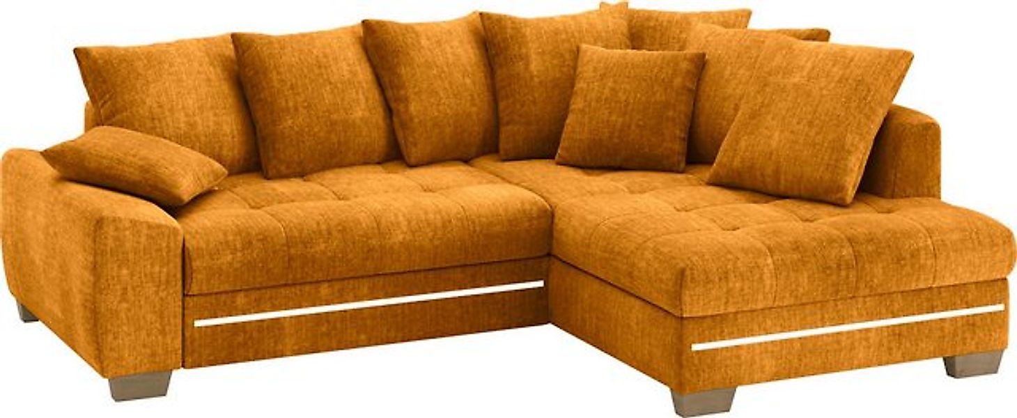 Mr. Couch Ecksofa Nikita II, L-Form, mit Kaltschaum, RGB-LED Beleuchtung, w günstig online kaufen