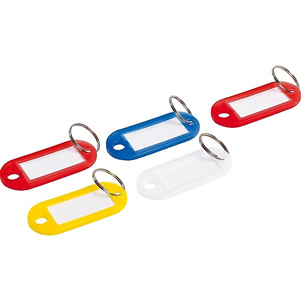 Schlüsselanhänger-Set Kunststoff Mehrfarbig Sortiert 5 Stück günstig online kaufen
