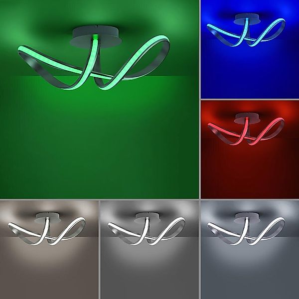 JUST LIGHT LED Deckenleuchte LED Deckenleuchte LOLAsmart-MELINDA, Dimmbar, günstig online kaufen