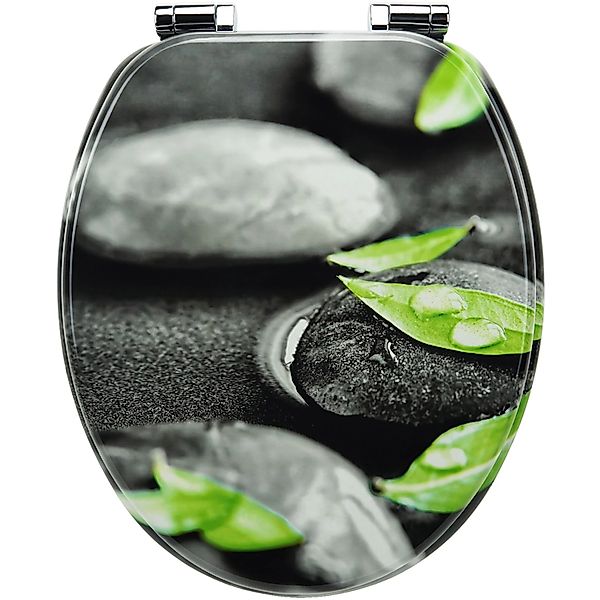 Sanfino WC-Sitz "Rocks" hochwertiger Toilettendeckel mit Absenkautomatik un günstig online kaufen