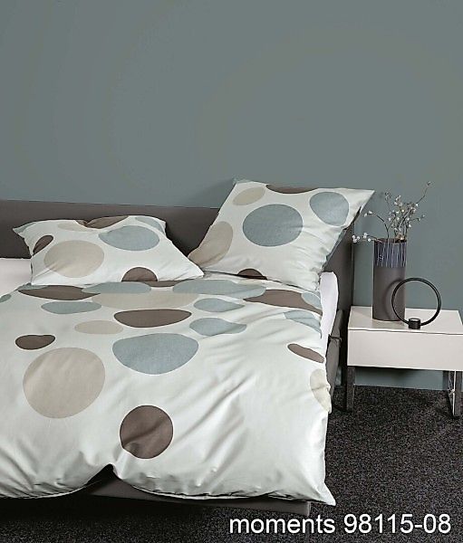 Janine Janine Mako-Satin Bettwäsche moments 98115 mondstrahl Größe:  155x22 günstig online kaufen