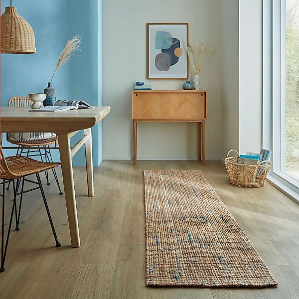 FLAIR RUGS Läufer »Jute Boucle«, rechteckig, 7 mm Höhe, aus 100% Jute, mit günstig online kaufen