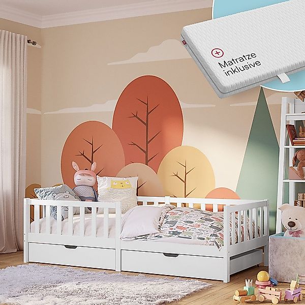 Bellabino Kinderbett Vere, in weiß, Kleinkindbett günstig online kaufen