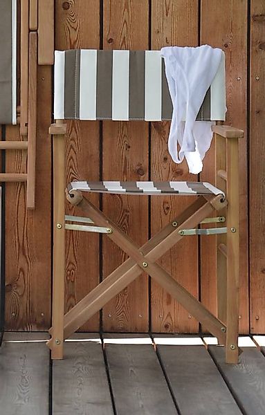 Regiesessel Maxx Teak Listado taupe Polyacryl günstig online kaufen