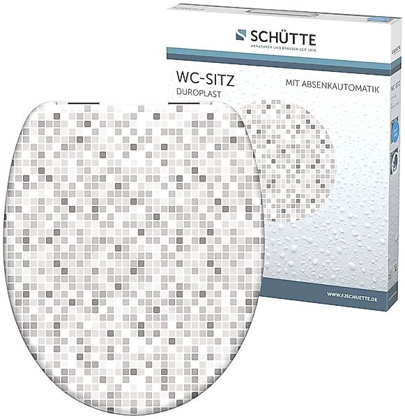 Eisl WC-Sitz Mosaik, Duroplast, Absenkautomatik, max. günstig online kaufen