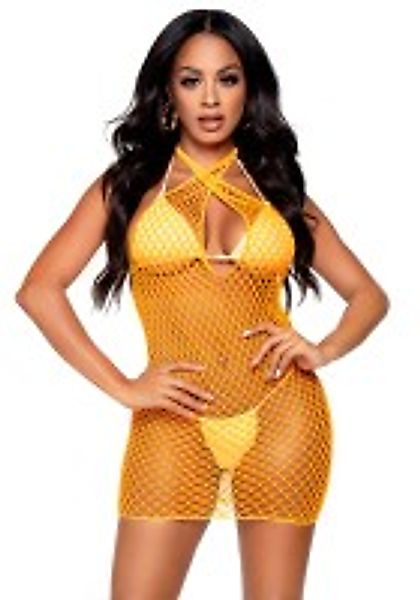 Minikleid mit überkreuzten Trägern günstig online kaufen