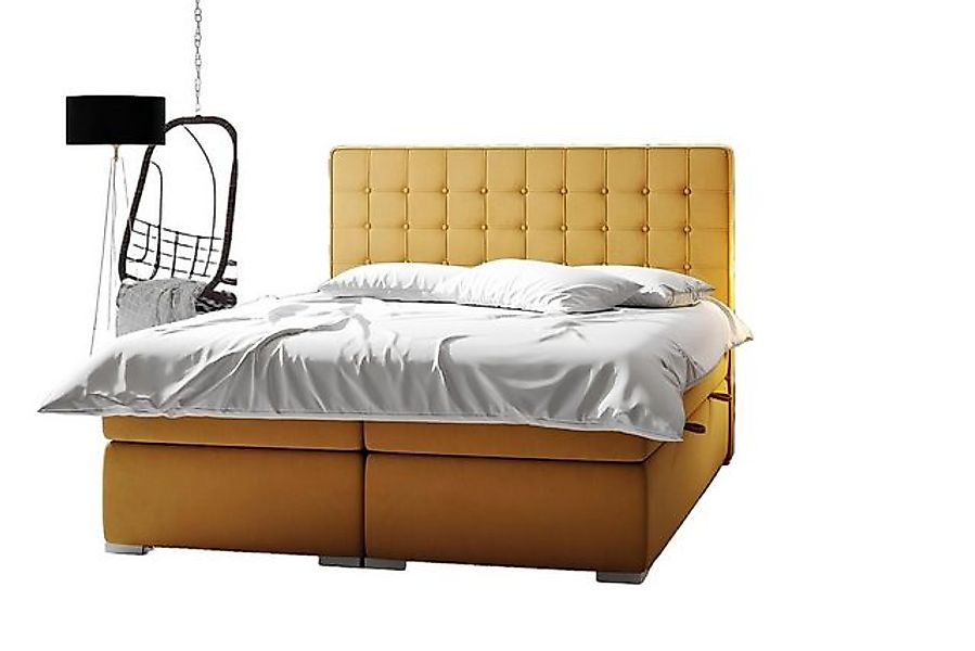 Xlmoebel Bett Doppelbett Hotel Deluxe 160x200 cm mit Boxspring-Polsterung u günstig online kaufen