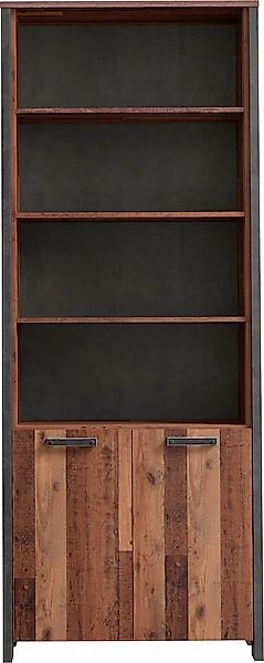 FORTE Aktenregal »Clif«, Bücherregal, Breite 86 cm, viel Stauraum mit 2 Tür günstig online kaufen