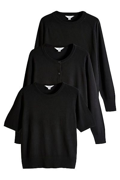 The Set T-Shirt The Set Essentials Pulli, Strickjacke und T-Shirt (3-tlg) günstig online kaufen