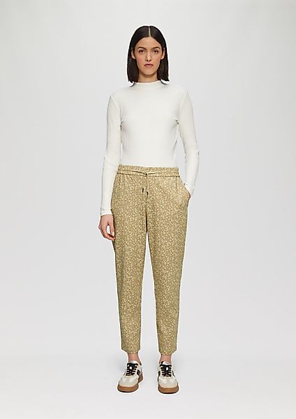 s.Oliver 7/8-Hose Hose Gemusterte Jogpants und günstig online kaufen
