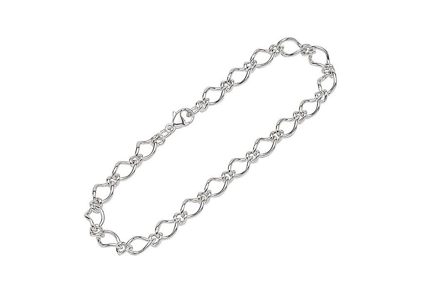 NKlaus Silberarmband Armband 925 Sterling Silber 19cm Figaro Ankerkette Dam günstig online kaufen