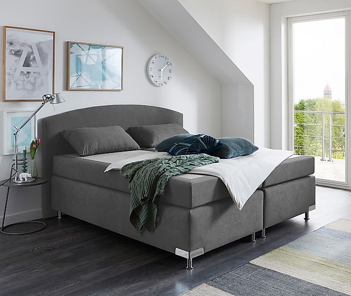 Westfalia Schlafkomfort Boxspringbett "Amsterdam in den Breiten 160x200, 18 günstig online kaufen