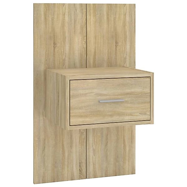 vidaXL Nachttisch Wand-Nachttisch Sonoma-Eiche (1-St) günstig online kaufen