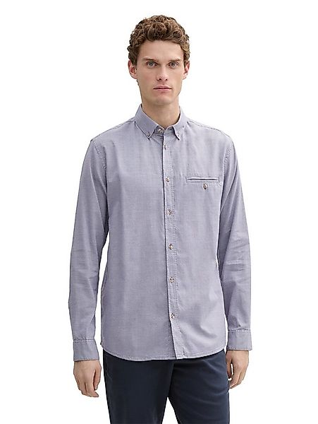 TOM TAILOR Langarmhemd mit Struktur günstig online kaufen