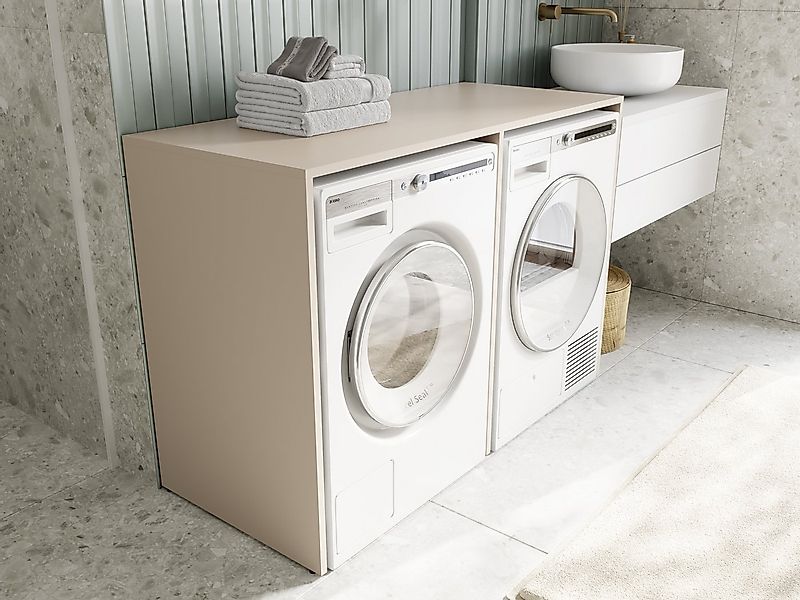 Platan Room Waschmaschinenumbauschrank DORA Waschmaschinenschrank 130 cm br günstig online kaufen